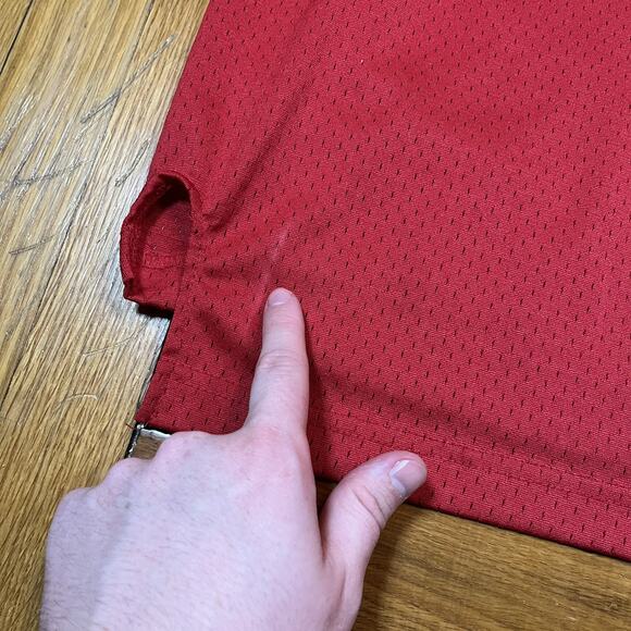 Adidas Allen Iverson Philadelphia 76ers Phila Jersey Red L +2 2007-09 Rare HTF - Picture 11 of 11